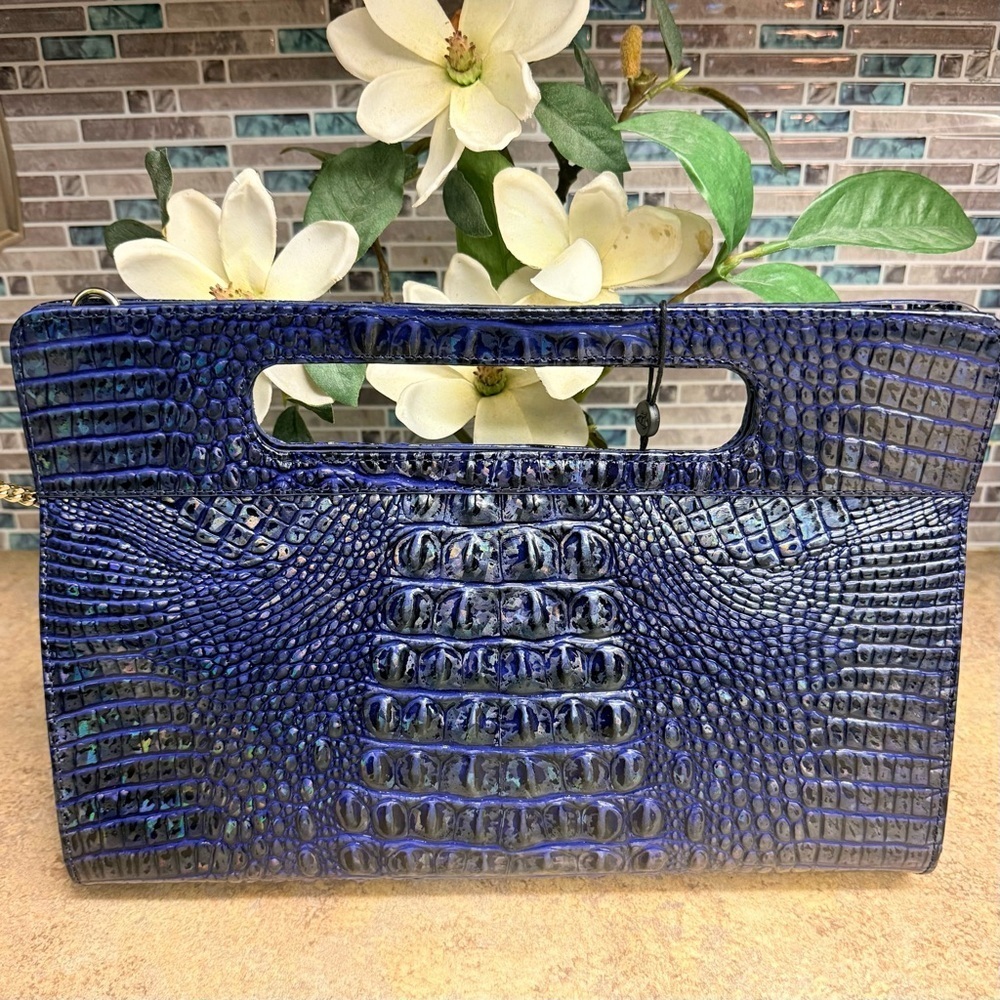 NWT Brahmin Ravina Royal Blue purse - Picture 4 of 8